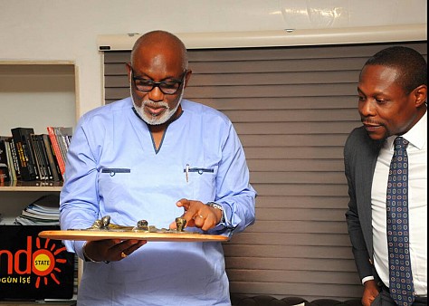 Courtesy visit by representatives of The Board and Management of John Holt Plc on Thursday 20th July, 2017 to The Executive Governor of Ondo State, Chief Rotimi Akeredolu